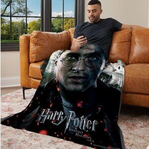 Harry Potter Northwest Silk Touch Throw Blanket 50" x 60" Deathly Hallow Pt2